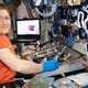 Christina Koch on the ISS.